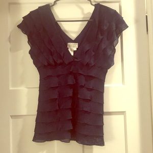 Max Studio Specialty Products ruffled blouse